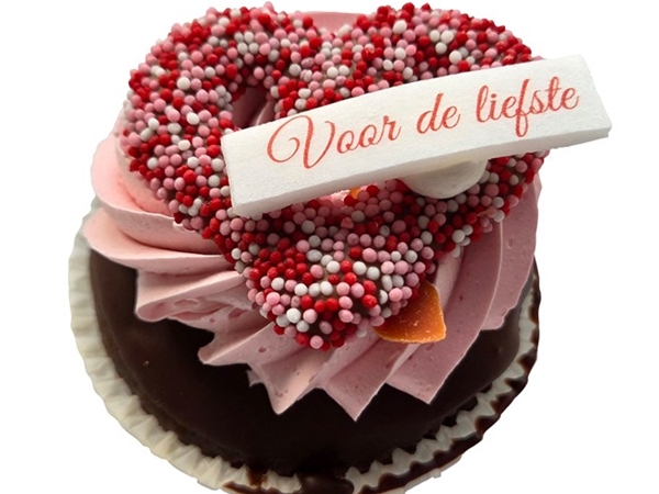 Valentijn cupcake