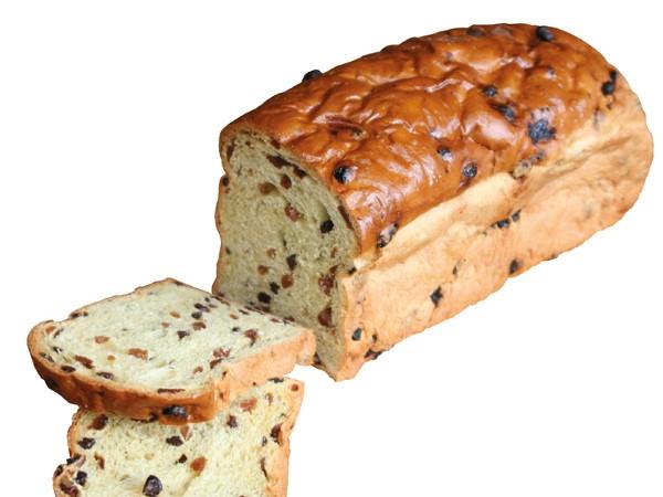 Krentenrozijnenbrood Z Spijs&nbsp;half gesneden